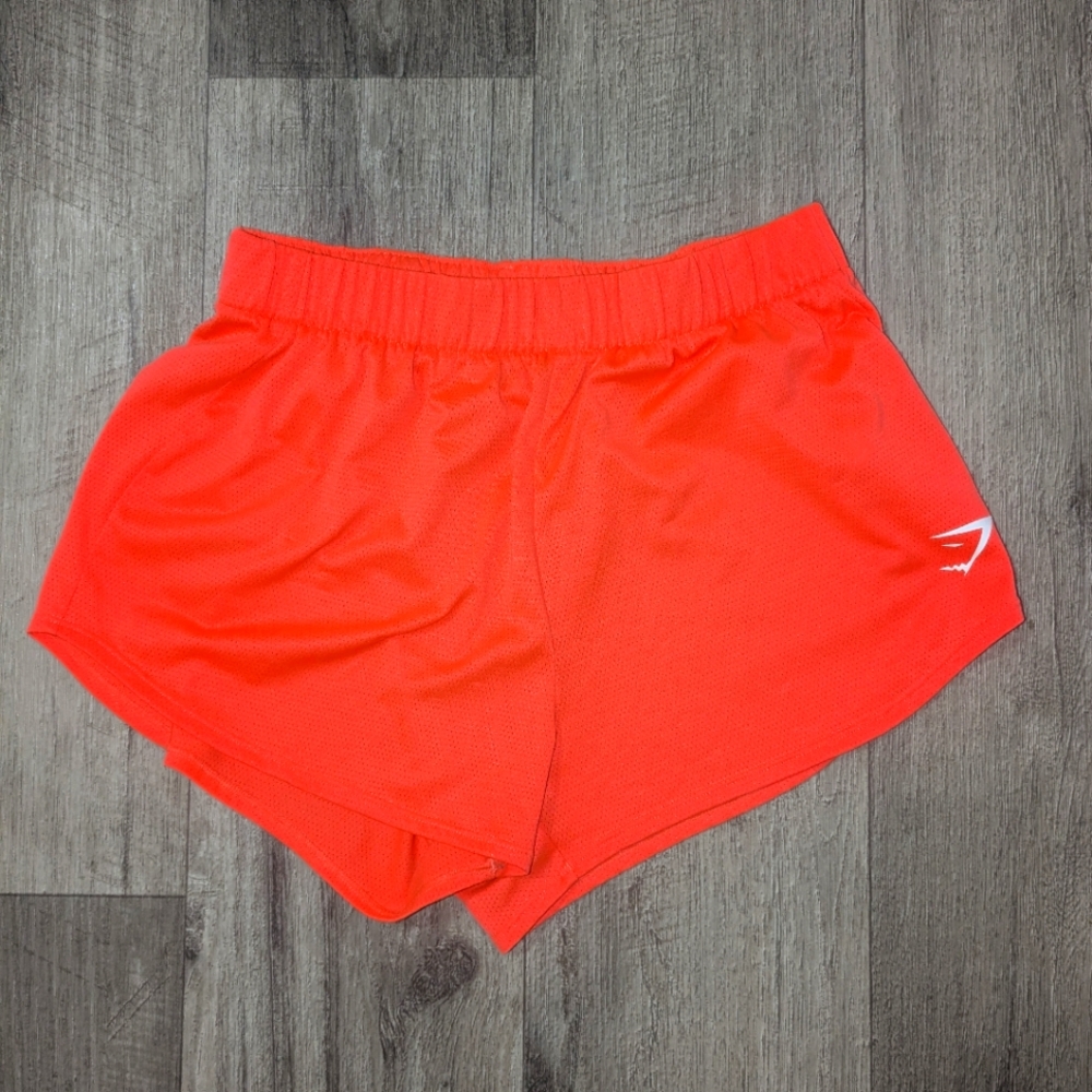 Gymshark Salmon/Orange Athletic Shorts Size XS fits a Bit Loose, Size S Fitted